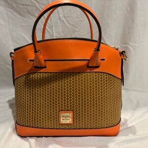 Dooney & Bourke Orange and Tan Women's Handbag